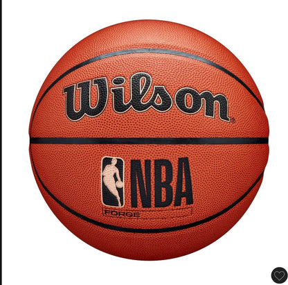 Wilson NBA forge S7 basketball size 7, indoor & outdoor use, adult, synthetic leather - out of package