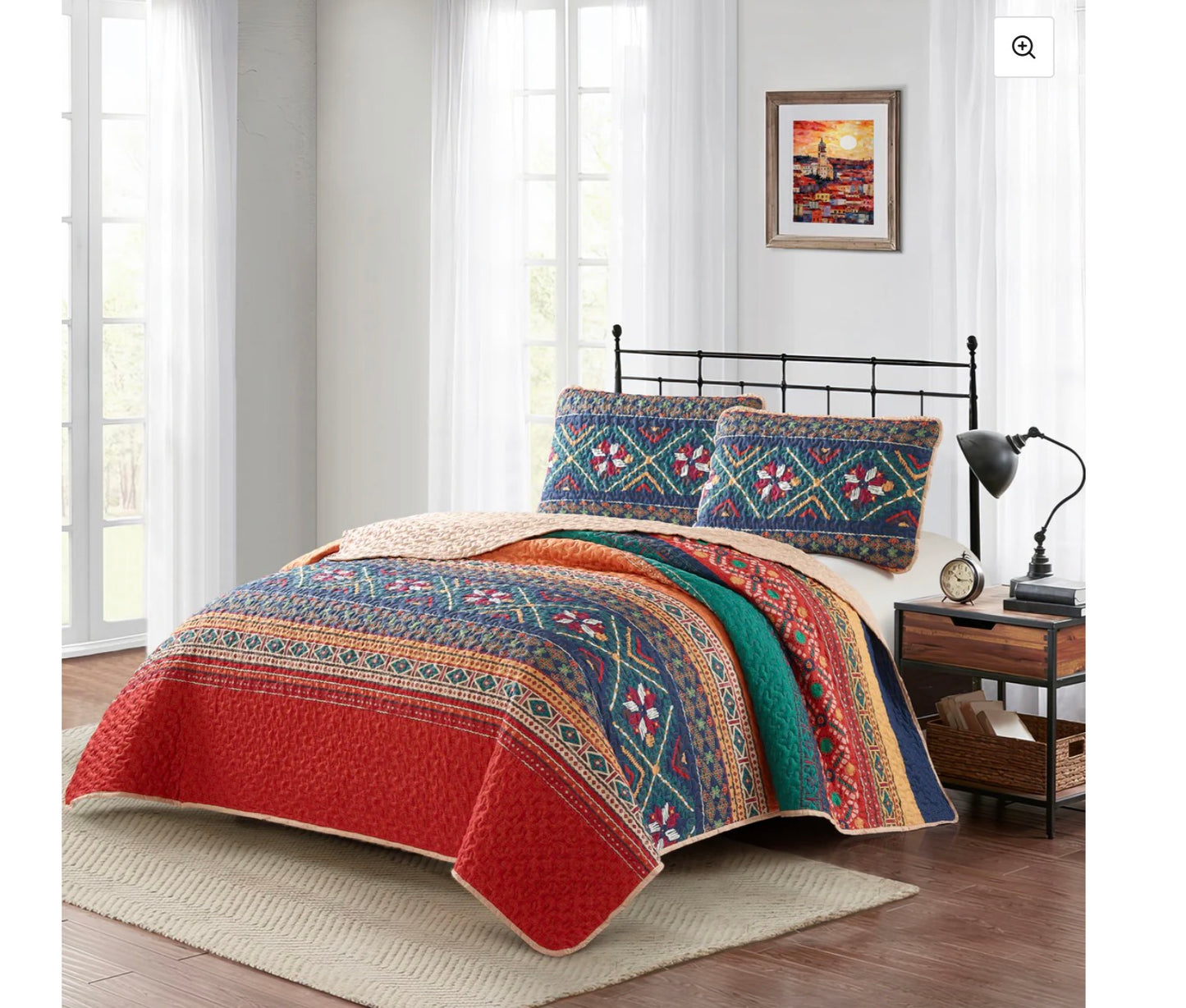 Verida 3 Piece Quilt Set king
