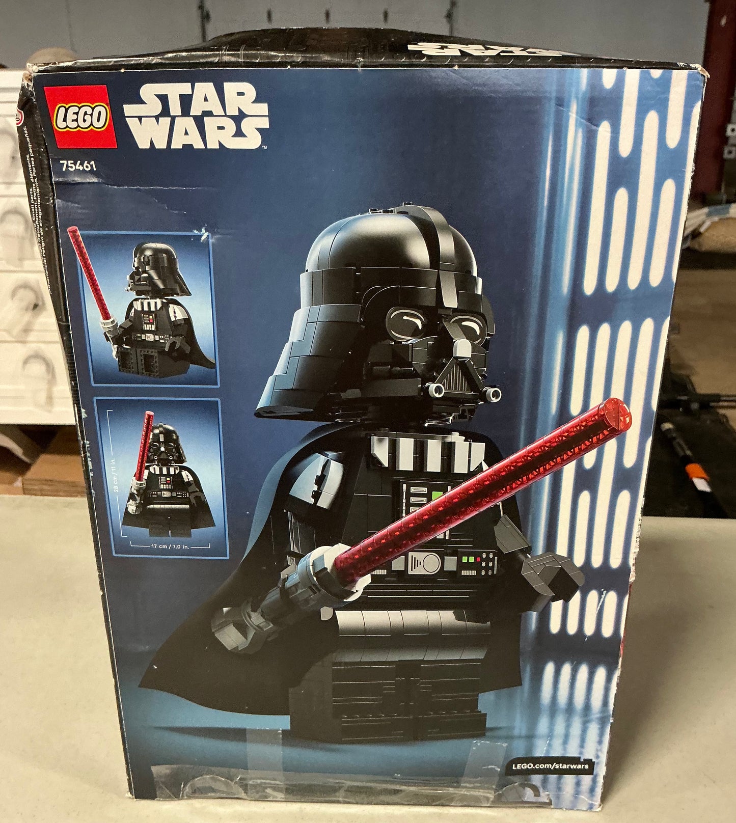 Lego Star Wars up-scaled Darth Vader minifigure - OPEN BOX