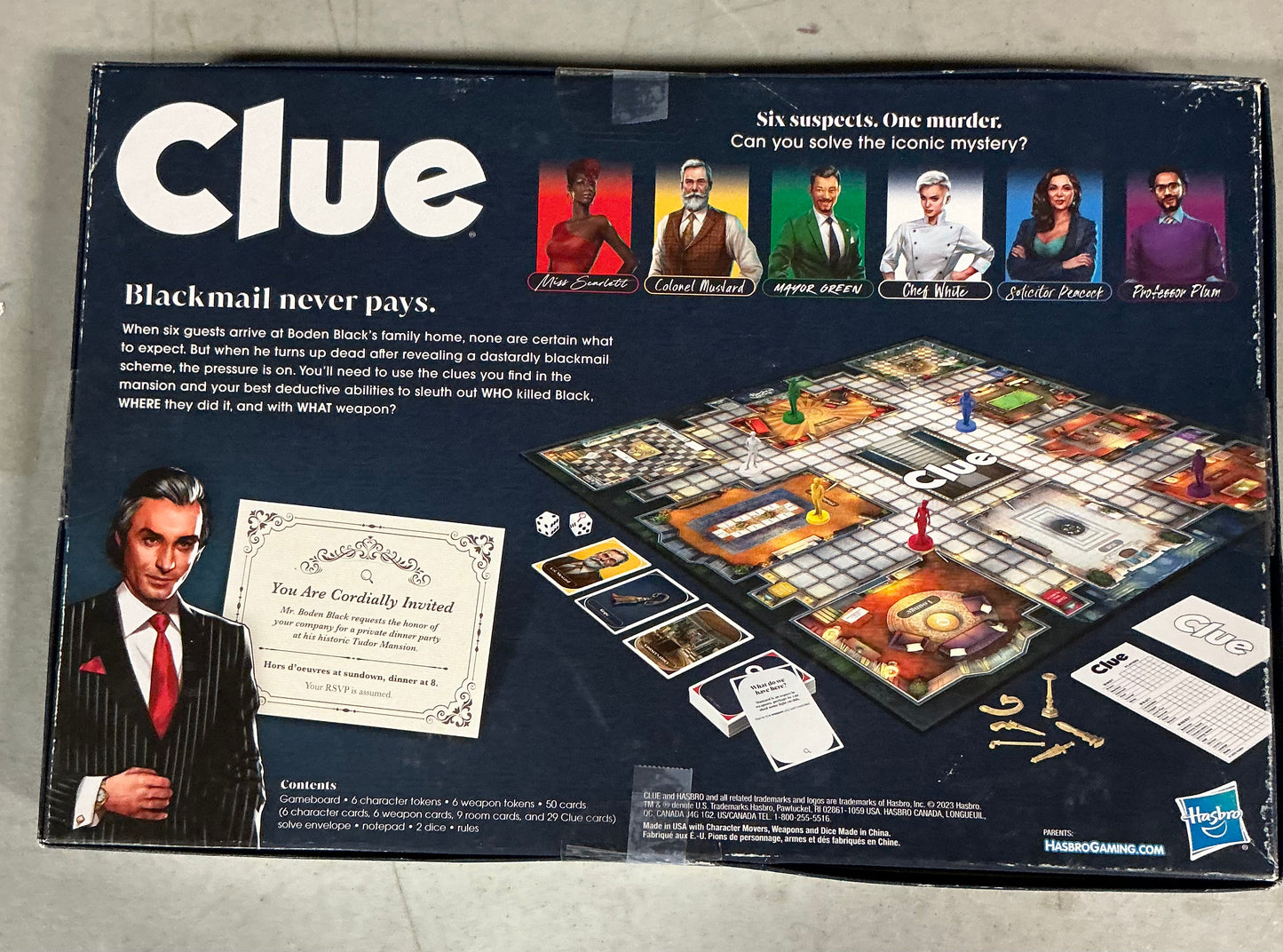 Clue the classic mystery game - OPEN BOX