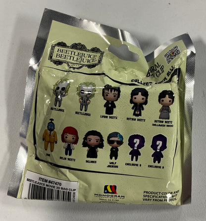 Beetlejuice Beetlejuice Figural bag clip - blind bag