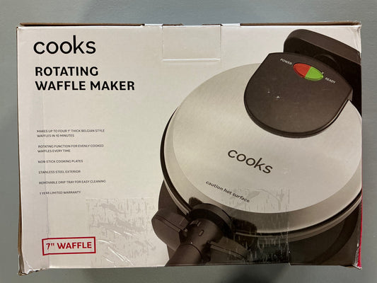 Cooks Rotating Waffle Maker - Open Box