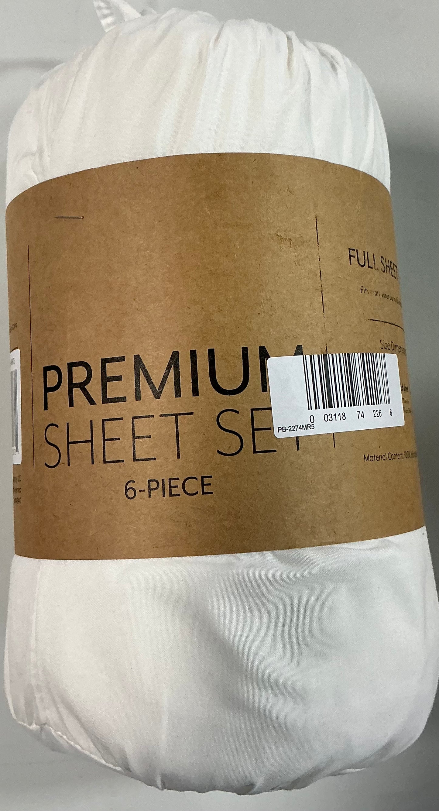 Casual Comfort™ Premium Ultra Soft Microfiber Wrinkle Free 6 Piece Sheet Set Full-Included(1 flat sheet,1 fitted sheet and 4 pillowcases)