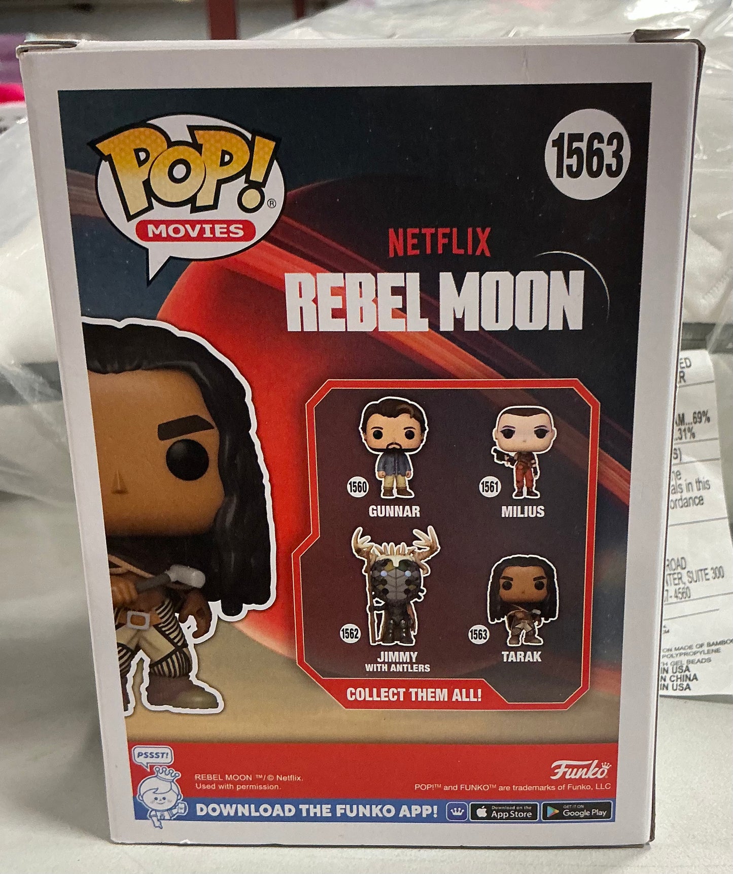 Rebel Moon Tarak Funko Pop - MINOR PACKAGE FLAWS - PRODUCT IS NEW