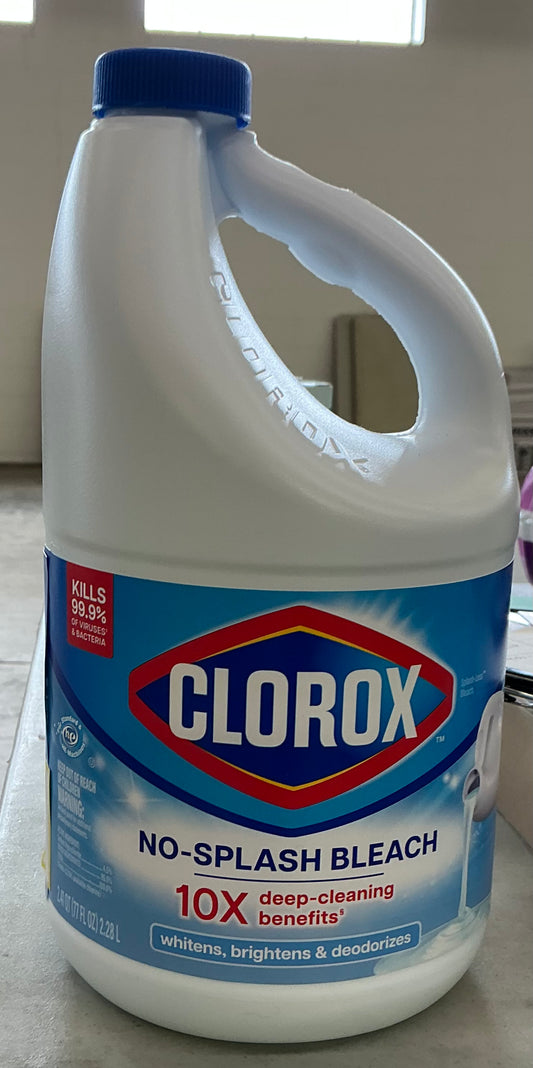 Clorox No-Splash Bleach 77 Fluid ounce