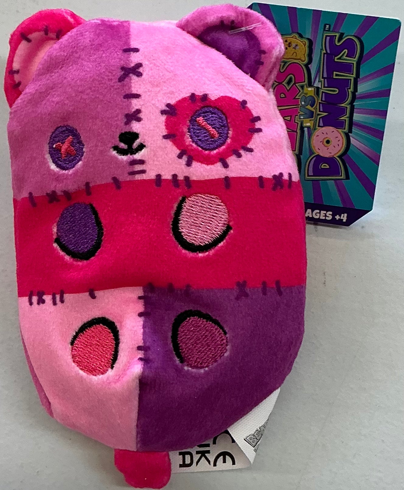 Cepia Bears vs Donuts bean filled plush toy-4 inches