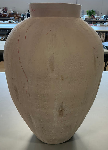 XL rustic ceramic vase - AS IS - COSMETIC FLAWS - PICK UP ONLY