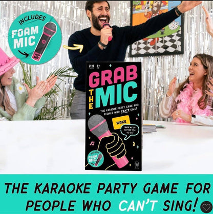 Lucky Egg grab the mic board game