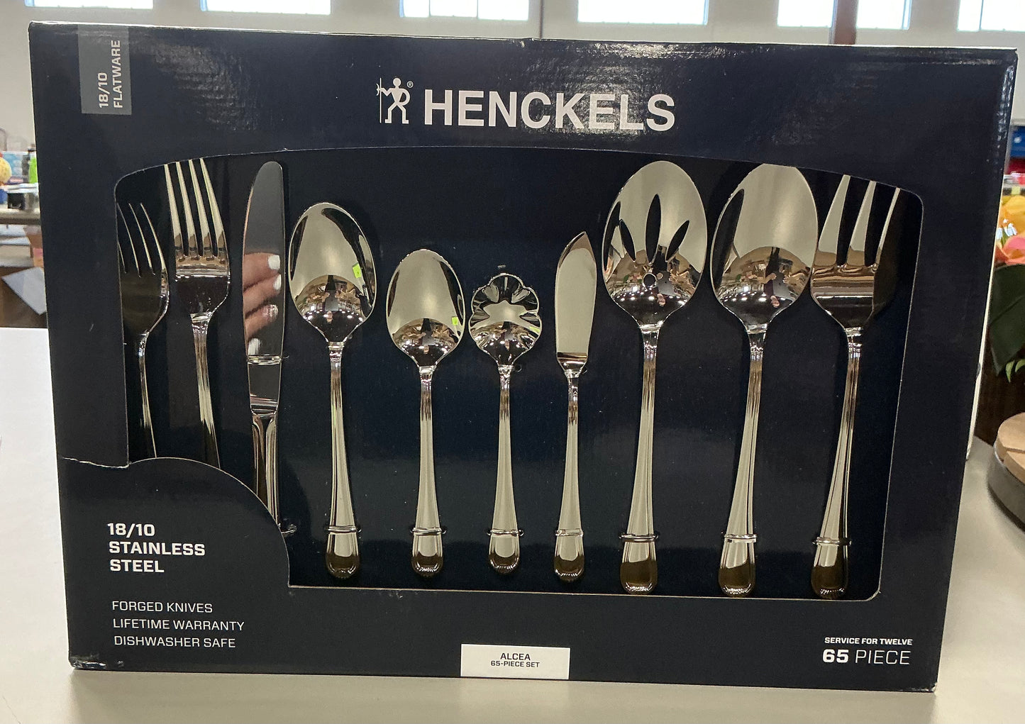 Henckels Alcea 65-pc. 18/10 Stainless Steel Flatware Set