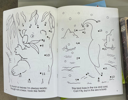 Dot-to-Dot activity book by Anna Pomaska