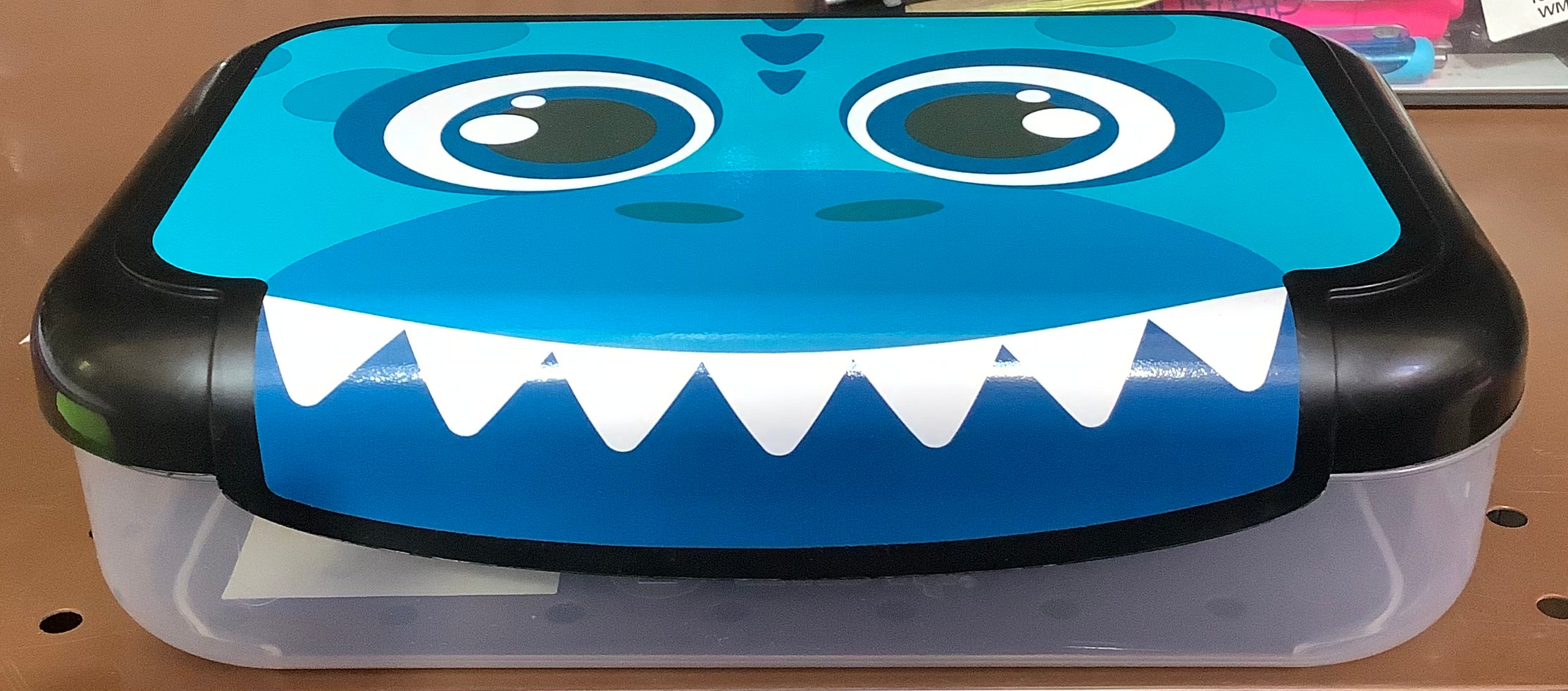 ZIPIT Large Recycled Plastic Pencil Box For Boys | Large