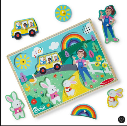 Melissa & Doug Ms. Rachel wooden song puzzle