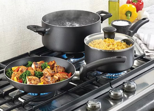 T-Fal Essentials 20-pc. Aluminum Non-Stick Cookware Set