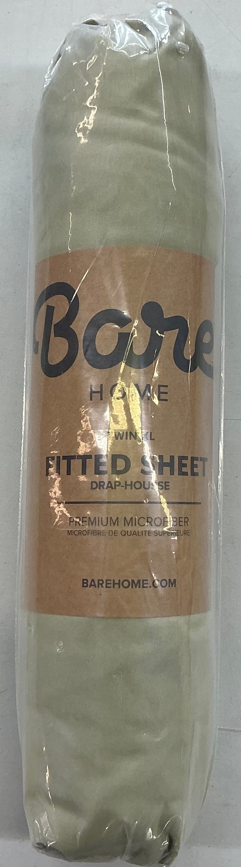 Bare Home ultra soft fitted sheet Twin XL-Sage