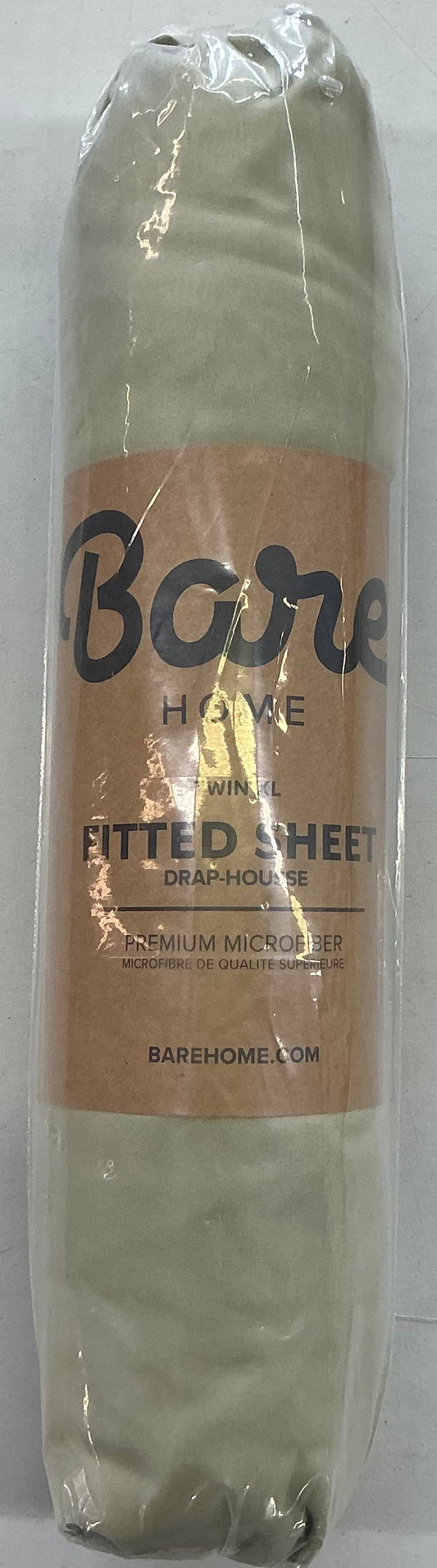 Bare Home ultra soft fitted sheet Twin XL-Sage