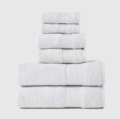 Soft Comfort 100% Cotton Towel Set 6 pieces