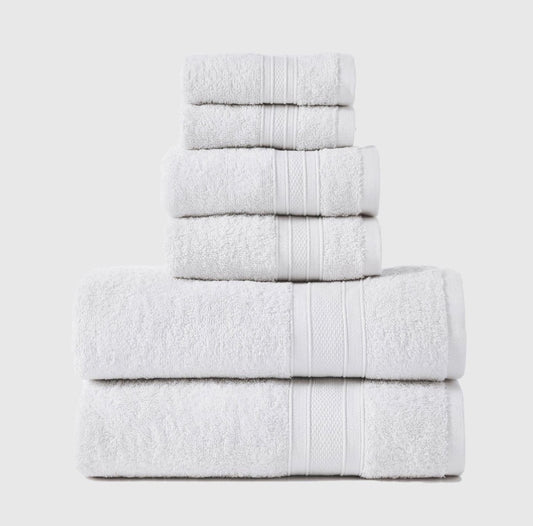 Soft Comfort 100% Cotton Towel Set 6 pieces