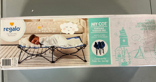Regalo My Cot Portable Toddler Bed - Open Box