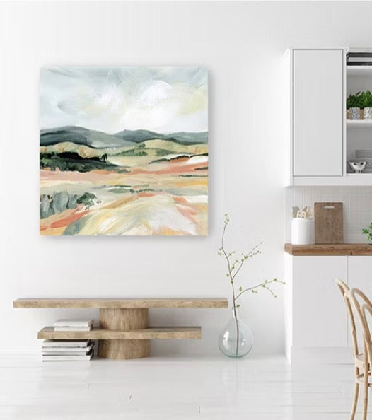 Lumaprints Vermillion Landscape I Canvas Giclee Canvas Art, Measurements: 1.25 Depth/Inches, 20 Height/Inches, 20 Width/Inches