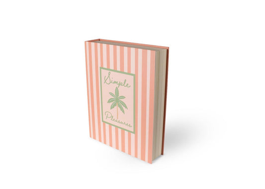 Decorative book box, Beach Read, Simple Pleasures & World Traveler