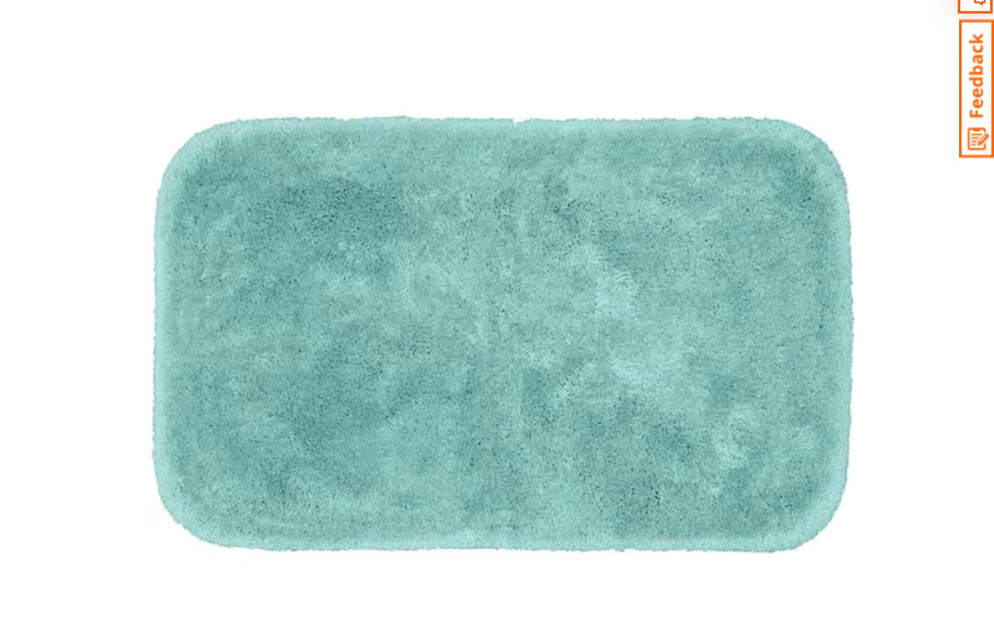 Finest Luxury Sea 2-Piece Washable Bathroom Rug Set comes with a 21 in. x 59 in. And 20 in. x 32 in. Bath mat