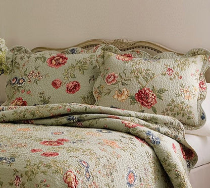 Edens Floral Print Quilt Set king 3pcs