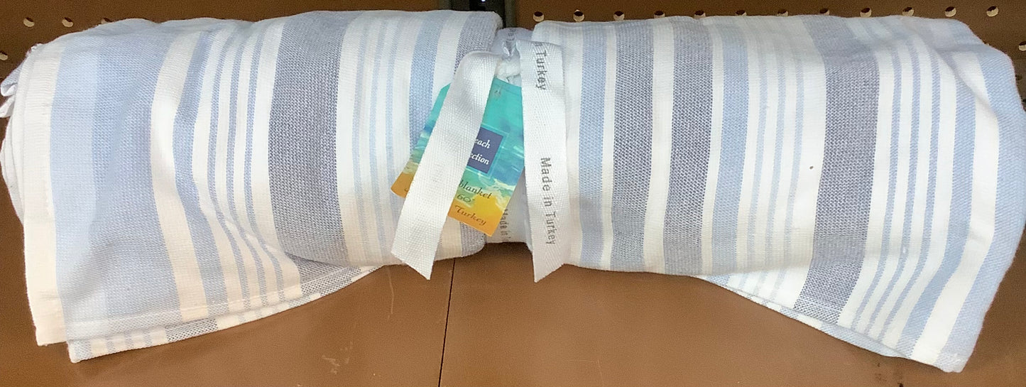Beach Collection Towel For 2 Beach Blanket Made In Turkey 60" X 60"