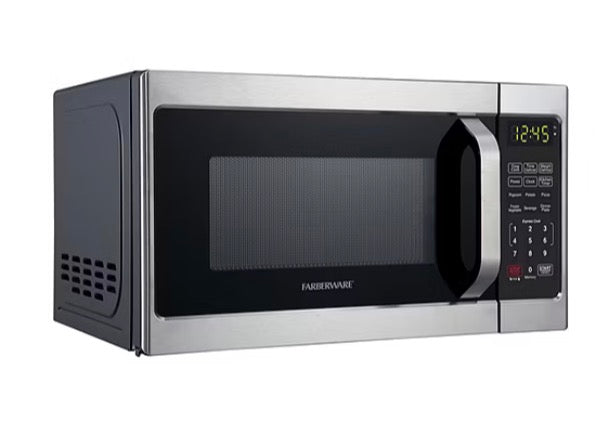 Farberware Classic 0.7 Microwave Oven, Brushed Stainless 700 watt