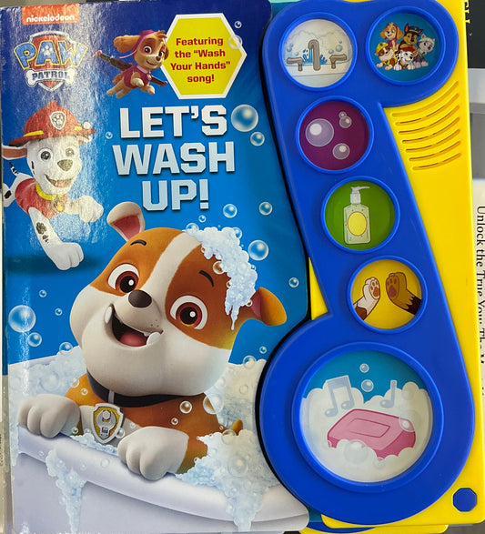 Nickelodeon PAW Patrol: Let's Wash Up! Sound Book
