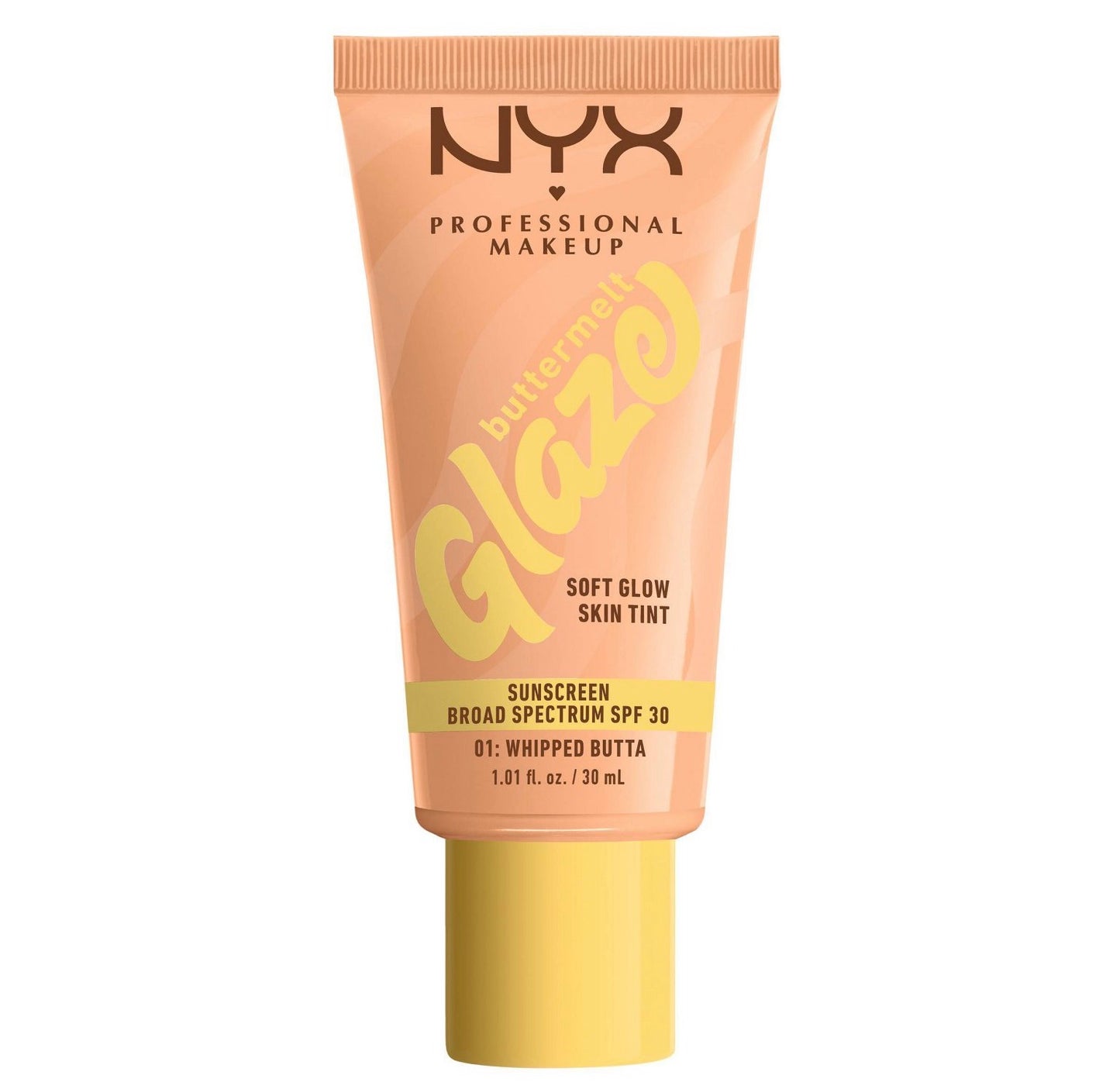 NYX Professional Makeup Buttermelt Glaze Soft Glow Skin Tint in the shade 01 Whipped Butta