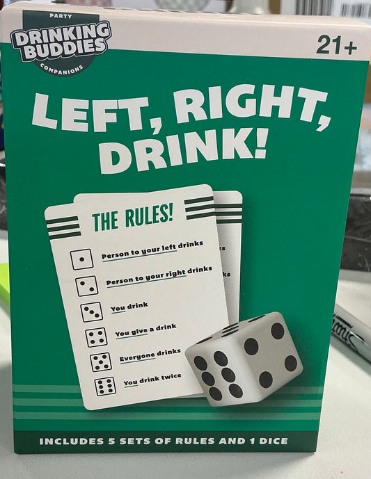 Left, Right, Drink!" party game