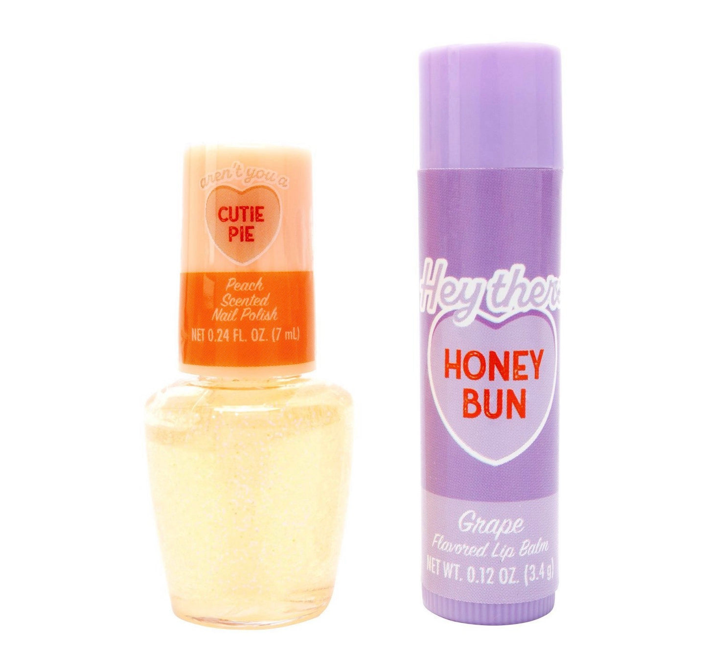 Sweethearts Lip Balm + Nail Polish Bestie set