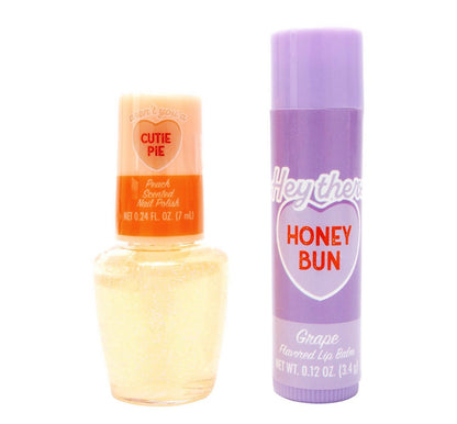 Sweethearts Lip Balm + Nail Polish Bestie set