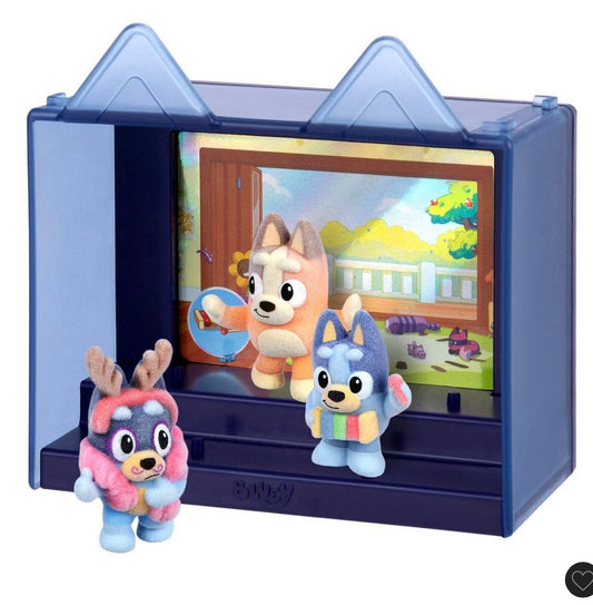 Bluey fuzzies episode pack magic xylophone display case and figures