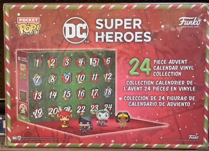 Funko Pop!
Advent Calendar - DC Super Heroes
2023, 24 Pocket Pop! Vinyl Figures