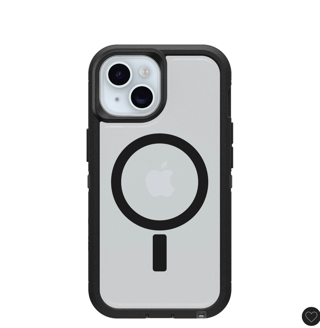 OtterBox Apple iPhone 17e/16e/iphone 15/iPhone 14/iPhone 13 defender series pro XT with MagSafe case - dark side - OPEN/DAMAGED PACKAGE