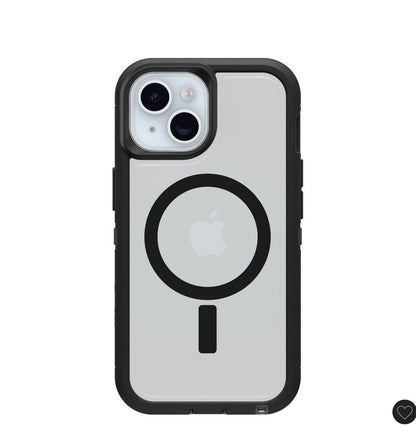OtterBox Apple iPhone 17e/16e/iphone 15/iPhone 14/iPhone 13 defender series pro XT with MagSafe case - dark side - OPEN/DAMAGED PACKAGE