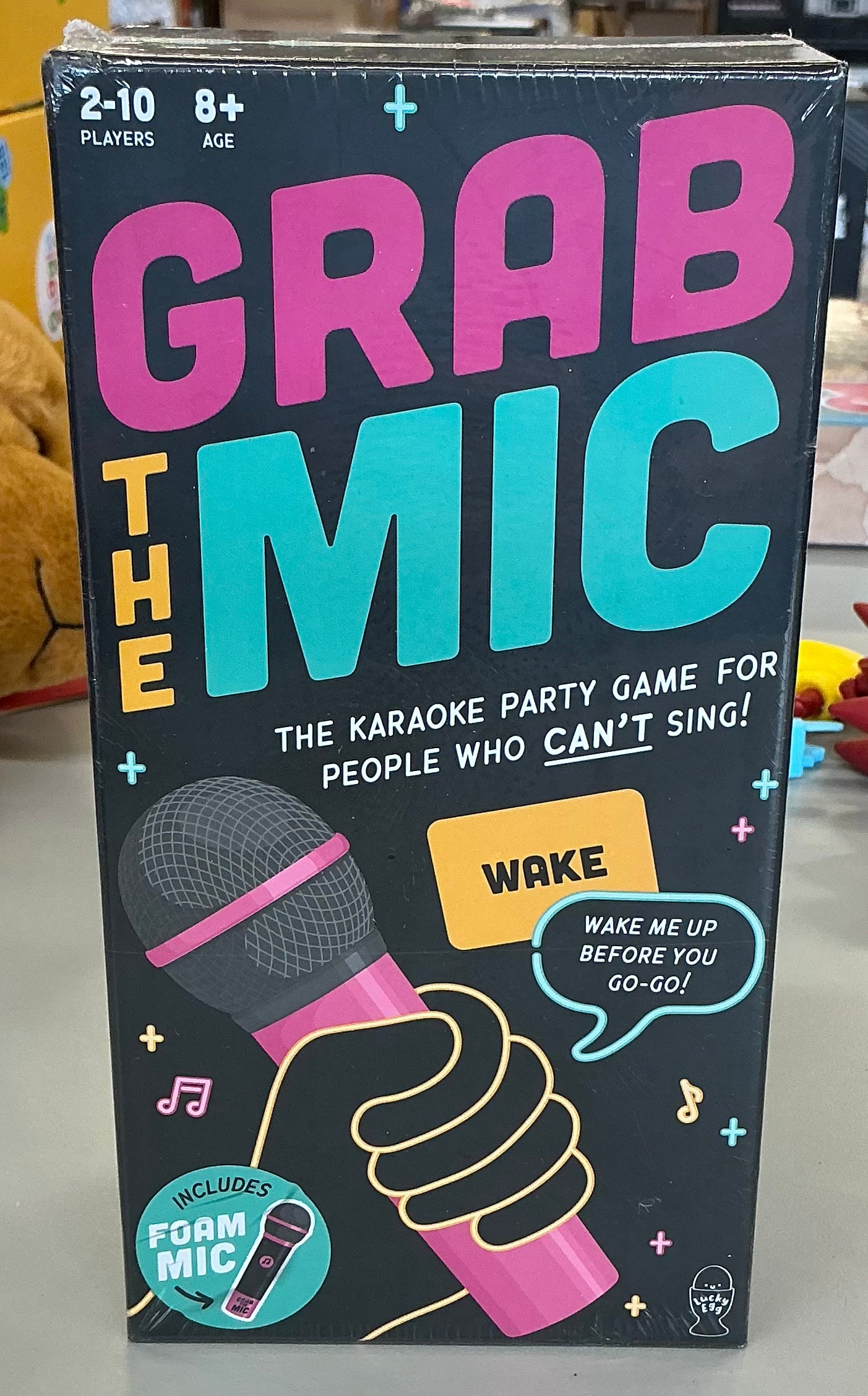 Lucky Egg grab the mic board game