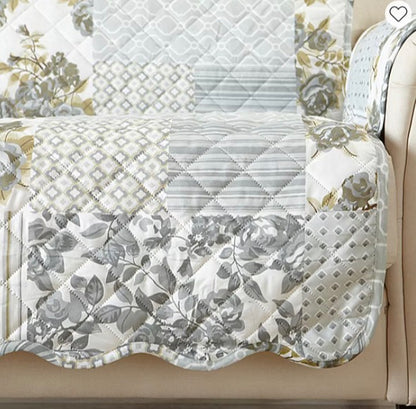 Linery Patchwork Sofa Protector 75 in x 118in