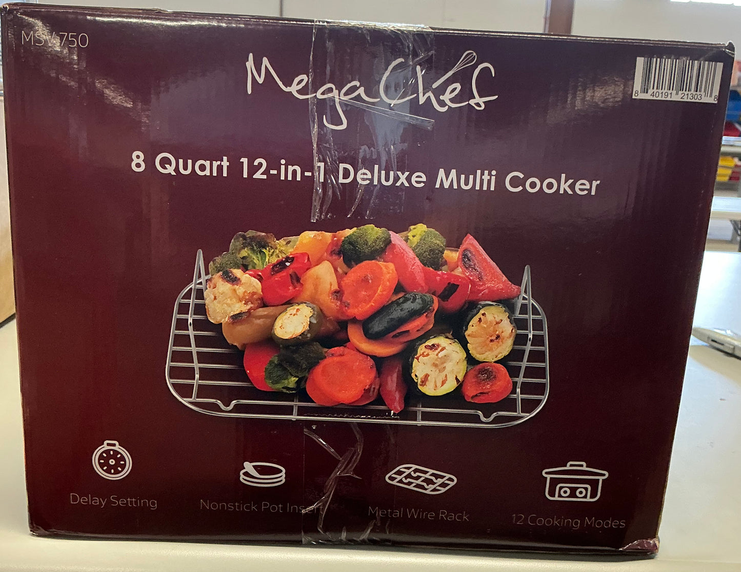 MegaChef 12-In-1 Deluxe Multi 8 Qt Slow Cooker