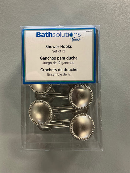 Kennedy Decorative Curtain Shower Hooks