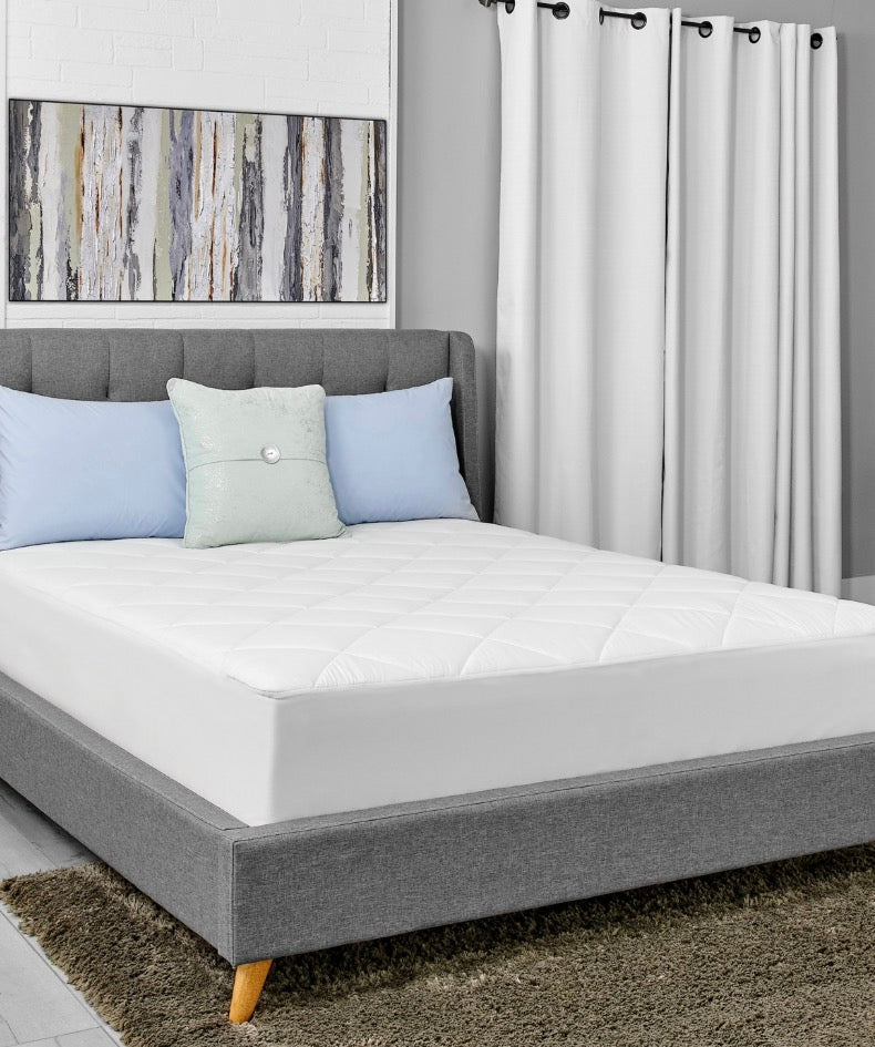 Sealy® Healthy Nights Fresh And Clean Mattress Pad 80”x60”-White