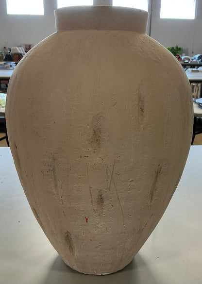 XL rustic ceramic vase - AS IS - COSMETIC FLAWS - PICK UP ONLY