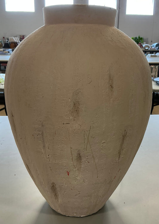 XL rustic ceramic vase - AS IS - COSMETIC FLAWS - PICK UP ONLY