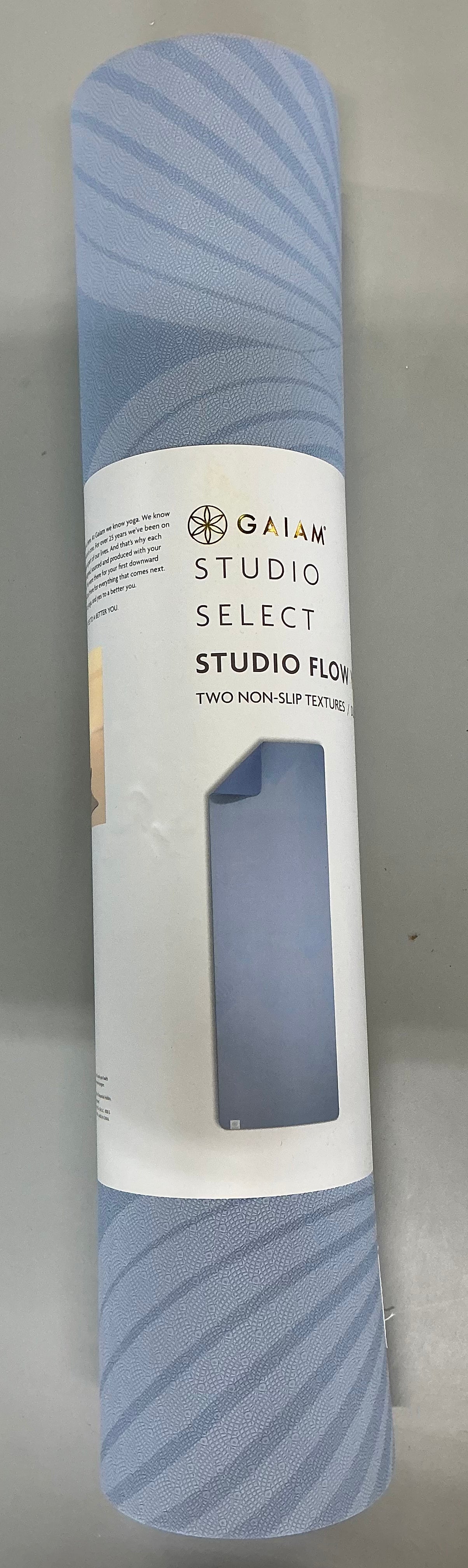 Gaiam high tack studio flow yoga mat (6mm)