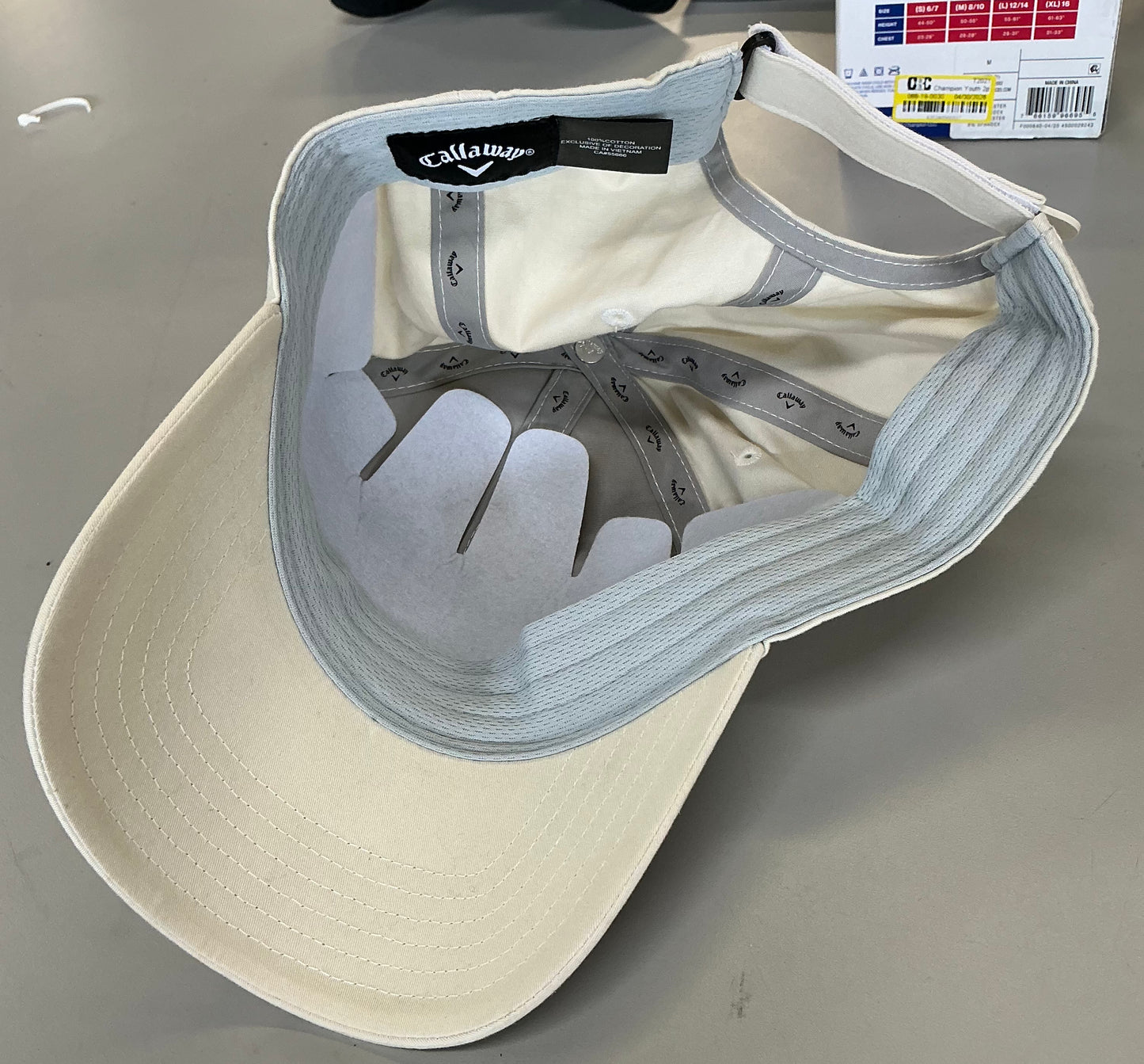 Callaway heritage twill hat - stone