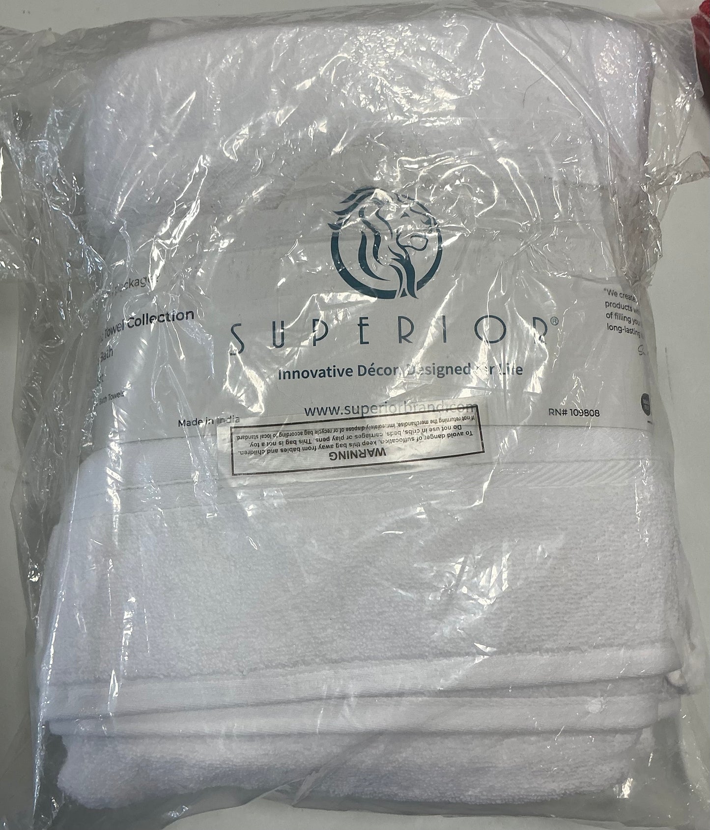 100% Cotton 2-pc. Quick Dry Bath Towel White
