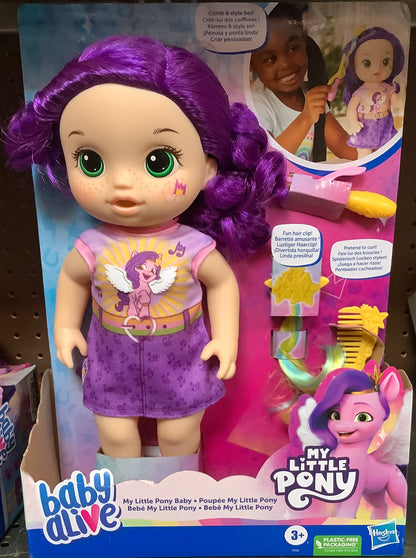 Baby Alive My Little Pony Baby Doll - Princess Pipp Petals
