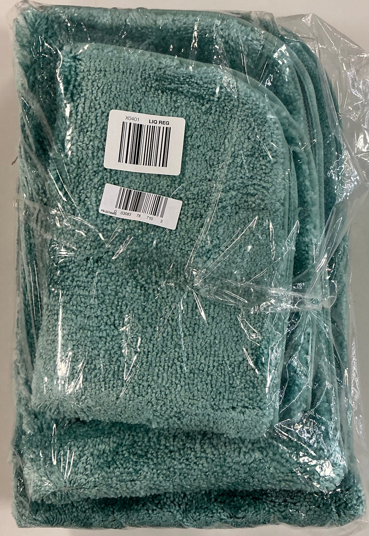 Garland Rug 3 Pieces Traditional Bath Rug Set-Included(1 17”x24” Bath Rug,1 21”x34” Bath Rug and 1 24”x40” Bath Rug)-Sea Foam Green