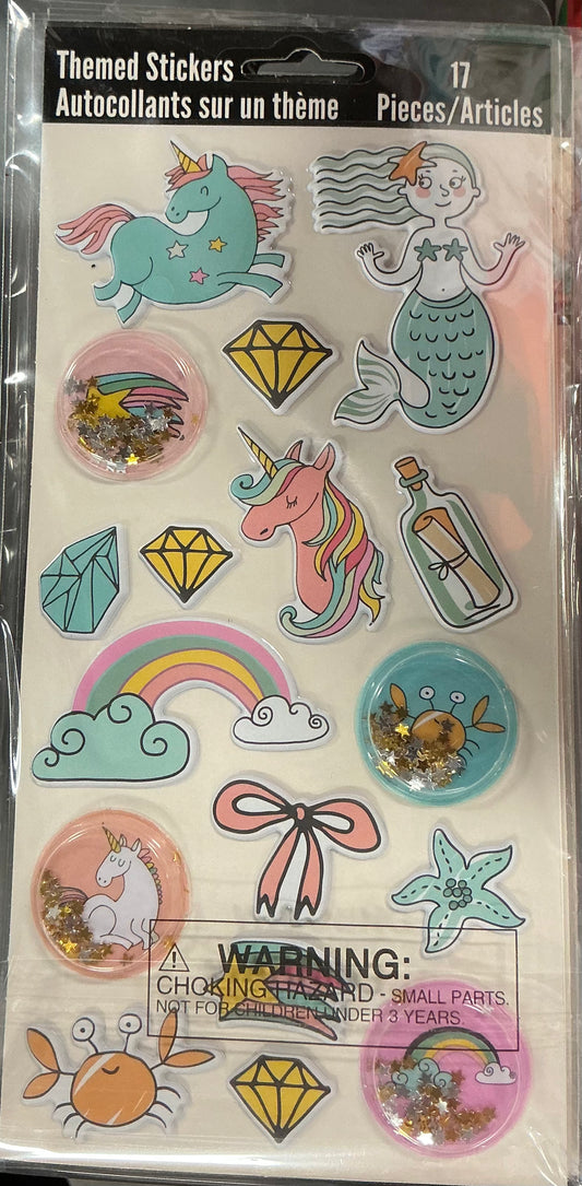 17 confetti stickers mystical